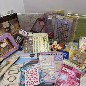 28PC LOT OF SCRAPBOOKING SUPPLIES ALL NEW